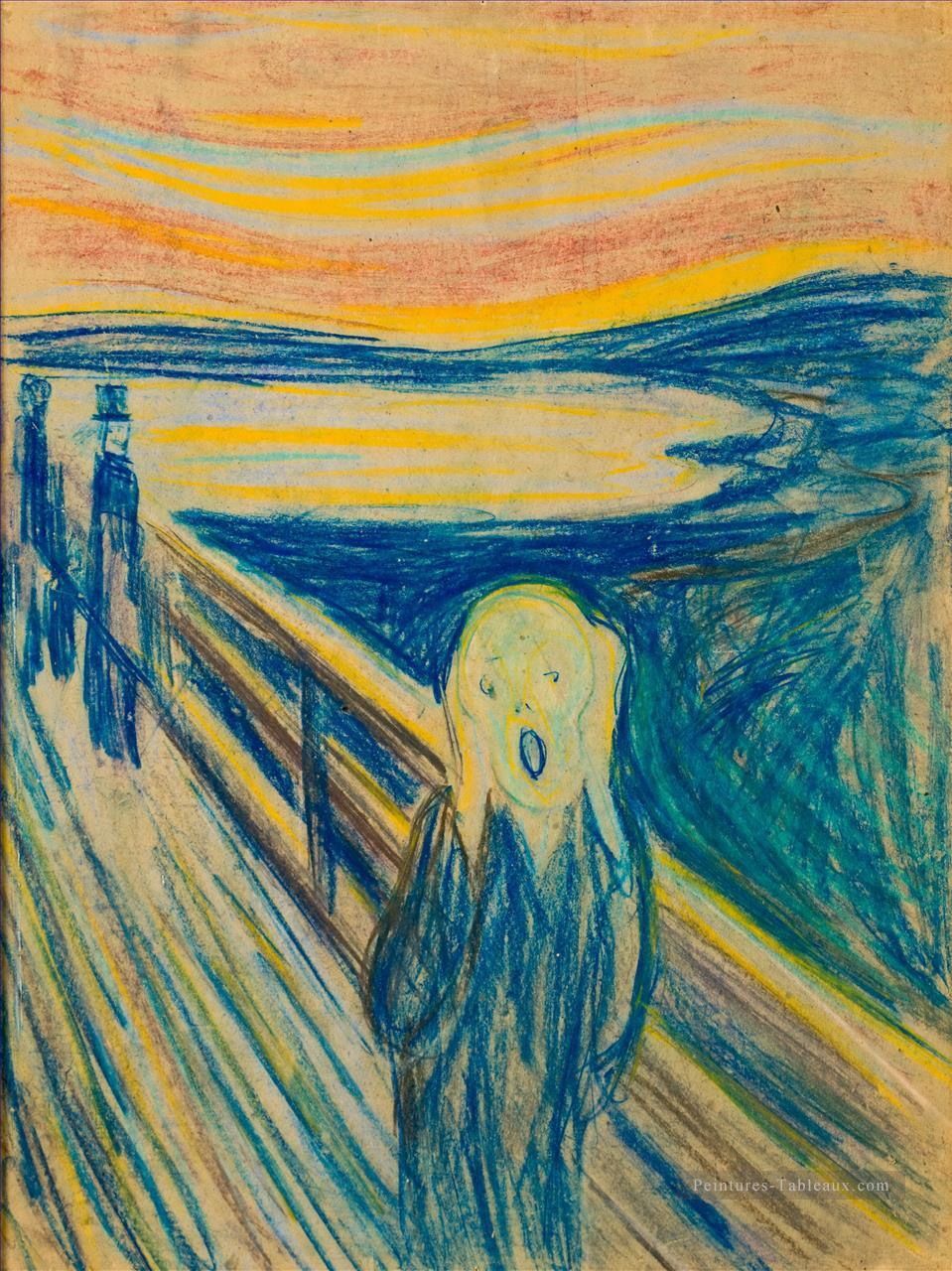 Le Cri par Edvard Munch 1893 Peintures à l'huile